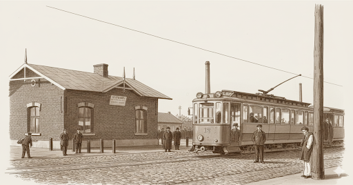 Fotografia dawnego Konstantynowa Łódzkiego